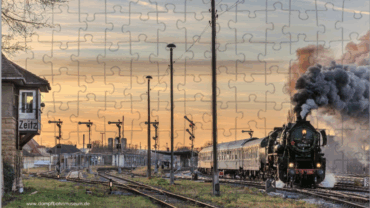 Das Bild zeigt die Puzzle "Ausfahrt Zeitz"